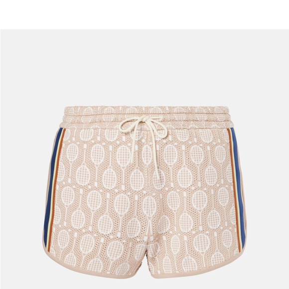 Tory Burch Sport Low-rise jacquard shorts - Picture 4 of 7